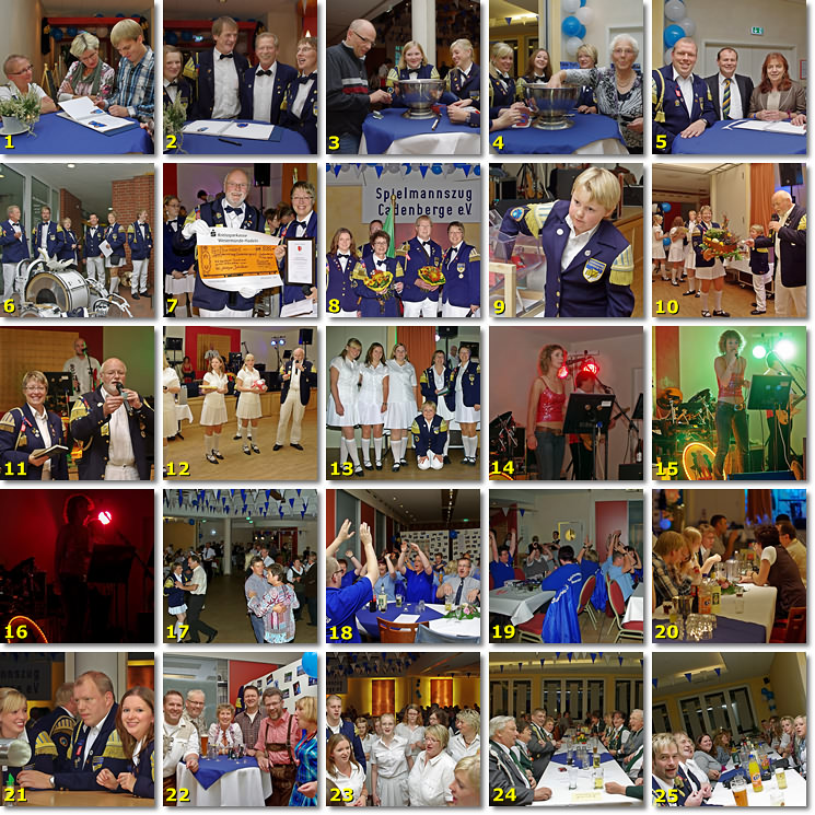 Fotoalbum zum Ball des Spielmannszuges beim 40jährigen Jubiläum am 24.09.2011 im MarC 5 - Fotos & Copyright: A. Protze - Klick auf die kleinen Bilder vergrößert. Fotoalbum zum Ball des Spielmannszuges beim 40jährigen Jubiläum am 24.09.2011 im MarC 5 - Fotos & Copyright: A. Protze - Klick auf die kleinen Bilder vergrößert.