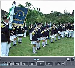 Video-Clip ''Huptling der Indianer'' gespielt vom Cadenberger Spielmannszug beim Schtzenfest am Sonntag, 29.06.2008 - Klick aufs Bild startet Download ...