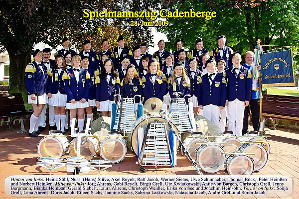 Cadenberger Spielmannszug am 28.6.09 - Foto & Copyright A. Protze, Klick vergrert