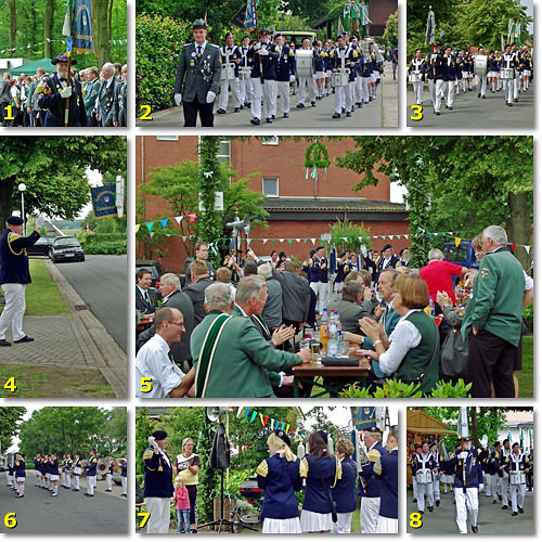 Fotoalbum zum 224. Cadenberger Schtzenfest mit dem Spielmannszug am 25. Juni 2011 - Fotos & Copyright: A. Protze - Klick auf die kleinen Bilder vergrert.