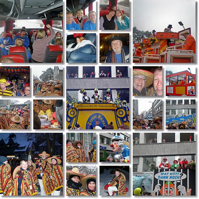Spielmannszug Cadenberge - Fotoalbum zum Karneval in Bergisch Gladbach und Köln Februar 2010 - Klick auf die Bilder vergrößert.