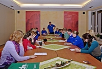 Spielmannszug Cadenberge - JHV 2010 - Begrung der Versammlungsteilnehmer - Klick auf das Bild vergrert.